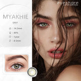 Gaeaspace  -  1Pair Color Contact Lenses Colored Contacts for Eyes Brown Colorful Eyes Lenses Yearly Cosmetic Makeup Eye Contact Lens