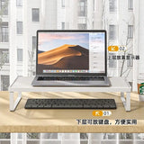 Gaeaspace   -  Laptop Computer Base Bracket Monitor Raising Stand Heat Dissipation Hollowed Out Storage Rack Kitchen Office Storage Holders