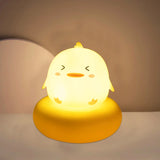 Gaeaspace  -  Cute Animal Night Light Novelty 3 Level Dimmable Nursery Nightlight USB Rechargeable Table Lamp for Breastfeeding Toddler Baby