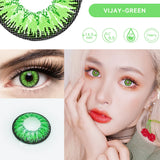 Gaeaspace  -  1 Pair/2pcs Halloween Colored Contact Lenses for Eyes Myopia Eye Color Lens Comestic Cosplay Lens Bottle Packing Yearly