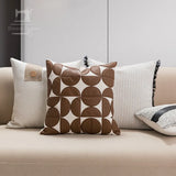 Gaeaspace  -  Light Luxury Modern Throw Pillow Home Sofa Throw Pillow Designer Soft Decoration with Cushion Backrest Pillow