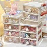 Gaeaspace  -  Table Storage Box Student Desktop Drawer Box Pen Holder Cute Office Children's Hair Accessories Shelf  Stationery Organizer