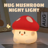 Gaeaspace  -  Rechargeable Mushroom LED Silicone Night Light Touch Sensor Sleep Night Lamp Dimmable Lamp Bedside Decor Kids Birthday Gifts