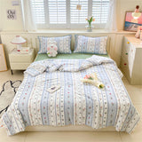 Gaeaspace  -  A-Class Lace Cartoon Knitted Cool Feeling Silk Summer Quilt Air Conditioning Cool Feeling Quilt Skin-friendly Napping Blankets