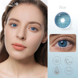 Gaeaspace -  Colored Contact Lenses Natural Look Brown Eye Lenses Beauty pupils Blue contact Lenses Eye Cosmetic Color Lens