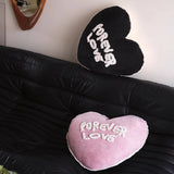 Gaeaspace  -  Embroidery Heart Shape Pillow Back Rest Support Cute Letters Sofa Chair Padding Cushion Soft Nordic Baby Home Kids Room Decor