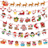 Gaeaspace  -  Christmas Banner Merry Christmas Decorations for Home Garland Santa Claus Navidad Natal Xmas Gift Noel Decor New Year