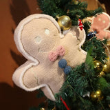 Gaeaspace  -  Cute Gingerbread Man Plush Toys Anime Plushies Pillow Cushion Stuffed Baby Appease Doll Xmas Gifts for Kids