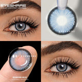 Gaeaspace  -  Natural Colored Contacts Lenses for Eyes 2pcs Blue Colored Contacts Beautful Pupils Yearly Eyes Brown Cosmetic Contacts