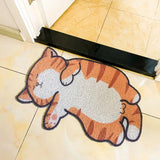 Gaeaspace  -  Cartoon Sand Scraping Dust Door Entrance Doormat Hallway Bath Non-slip Rug Dust Removal Carpet Wire Loop Footpad Doormat