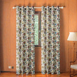 Gaeaspace  -  European and American Pastoral Floral Curtain Grommet For Living Room Bedroom 300cm Height Cloth Window Drapes Villa Home Decor