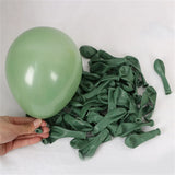 Gaeaspace  -  129Pcs Sage Green Pink Balloon Garland Arch Kit White Metallic Latex Balloons for Spring Tea Party Decoration Wedding Supplies