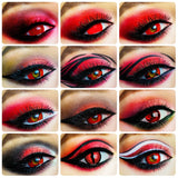 Gaeaspace  -  Color Contact Lenses For Eyes Anime Cosplay Colored Contact Lenses Halloween Contact Lens Crazy Lens Eye Beauty Makeup