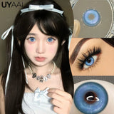 Gaeaspace  -  NEW Cosplay Colored Contact Lenses for Eyes Anime Purple Lenses Cosmetic Blue Eye Contacts Brown Natural Fashion Lenses