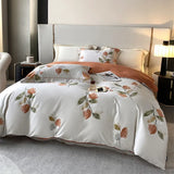 Gaeaspace  -  Print Duvet Cover Set Luxury Egyptian Cotton Bed Linens Queen Full Ru King Double Size Bedding Sets Sheet Pillowcase