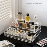 Gaeaspace  -  3 Tier Clear Display Risers Stand Acrylic Organizers for Figures Clear Perfume Organizer Desktop Display Case Lipstick Holder