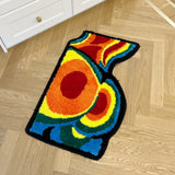 Gaeaspace  -  Sexy Butt Temperature Creative Door Mat Soft Tufted Bathroom Rug Body Pattern Cartoon Carpet Cute Bedside Carpet Home Room Decor