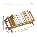 Gaeaspace  -  Simple Desktop Bookshelf Office Documents Books Magazines Stationery Storage Shelf Student Study Story Picture Books Rack