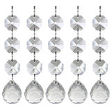 Gaeaspace  -  5PCS Acrylic Ornament DIY Home Decoration Party Decoration Supplies Christmas Tree Ornament Table Lamp Chandelier Pendant