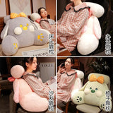 Gaeaspace  -  Cute 60/70CM Cartoon Cat Pillow Bedroom Headboard Cushion Office Waist Cushion Sofa Bay Window Tatami Single Casual Pillow