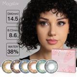 Gaeaspace  -  Natural Color Contact Lenses for Eyes 3 Tone Color Lens Gray Contact Lens Yearly Fashion Blue Contact Lens Colored Eye Contacts