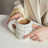 Gaeaspace  -  Creative Water Cup Ceramic Mug Nordic Coffee Cups with Big Handrip Colored Ceramics Big Juice Mugs