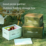 Gaeaspace  -  Outdoor Camping Storage Box, Portable Picnic Folding Box With Large Capacity, Organize Your Home & Car With This Foldable, Moist