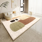 Gaeaspace  -  French Cream Living Room Decoration Carpet Home Bedroom Fluffy Soft Carpet Modern Study Cloakroom Bay Window Plush Non-slip Rug