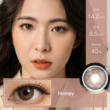 Gaeaspace  -  Color contact lenses Gray lenses 1Pair for eyes iris-inspired Colored Lenses Yearly Circle lenses