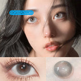 Gaeaspace  -  Bubbles Gray  Colored Contact Lenses Soft For Eyes Small Beauty Pupil Myopia Prescription Degrees Yearly Natural New Big