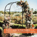 Gaeaspace  -  Black Metal Balloon Arch Suitable For Flower Wedding, Birthday, Adult Party Background Decoration