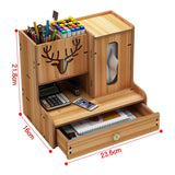 Gaeaspace  - Creative Desktop Drawer Office Sundries Pen Storage Box Home Dresser Paper Towels Cosmetics Storage Box Multifunctional Shelf