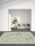 Gaeaspace  -  Retro Art New Chinese Style Carpet Large Area Living Room Decorative Carpets Comfortable Soft Bedroom Rug Flower Balcony Rugs IG