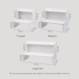 Gaeasapce   -  INS Desktop Storage Box 2 Layers Home Bedroom Dresser Skin Care Products Lipstick Shelf Study Stationery Books Sundry Organizer