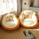 Gaeaspace   -  Lazy Sofa Creative Cartoon Living Room Balcony Single Lounge Sofa Bay Window Tatami Cushion Futon Bedroom Recliner