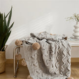 Gaeaspace  -  New Knitted Chenille Blanket Air Conditioning Throw Blankets for Bed Sofa Towel Shawl Thread Blanket Nap Blanket Home Decorative