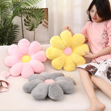 Gaeaspace  -  Plush Daisy Flower Pillow Super Soft Flower Shape Chair Cushion Floor Mat Living Room Office Home Sofa Decor