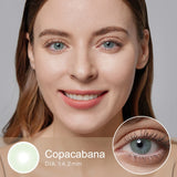 Gaeaspace  -  Colors Contact Lenses With Degree Power Yearly 1 Pair Lenses With Diopters Prescription Lenses Natural Color Beauty Pupils Lens