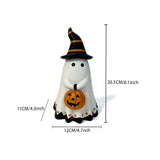 Gaeaspace  -  Halloween Resin Ornaments Ghost Pumpkin Gifts Helloween Decoration Halloween Miniature Pumpkin Figurines Adornments for Home