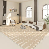 Gaeaspace  -  Japanese Cream Color Living Room Decoration Carpet Modern Bedroom Bedside Plush Carpets Home Balcony Bay Window Fluffy Soft Rug