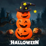 Gaeaspace  -  Halloween Standing Inflatable Pumpkin Windproof Stacked Pumpkins Festival Theme Party House Outdoor Courtyard Tumbler Toy Props