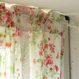 Gaeaspace  -  British floral semi shading American style pull-up curtain for kitchen, living room, bedroom, z decoration