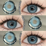 Gaeaspace  -  Korean Lenses Colored Contact Lenses For Eyes Natural Beauty Pupil 1 Pair Blue Lenses High Quality Eye Makeup Lenses