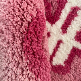 Gaeaspace  -  Wallet Shape Tufted Rug Pink Gril Room Anti-Slip Trippy Bedroom Handmade Flocking Rug Carpet Living Room Entrance Rug Home Decor