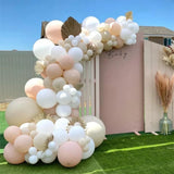 Gaeaspace  -  118pcs Balloon Garland Arch Kit Wedding Birthday Party Decoration Neutral Latex Balloons Gender Reveal Baptism Baby Shower Decor