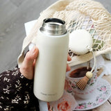 Gaeaspace  -  400ml/250ml Creative Thermos Mug With Rope Cute Portable Stainless Steel Vacuum Flask Girl Student Thermal Water Bottle Tumbler