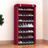 Gaeaspace  -  8 Layers Dustproof Shoe Cabinet Simple Sneakers High Heels Storage Rack Bedroom Dormitory Shoe Rack Bag Debris Organizer