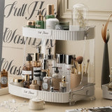 Gaeaspace  -  Luxury INS Cosmetics Storage Rack Home Bedroom 2 Layer Skin Care Products Lipstick Perfume Jewelry Sundries Organizer