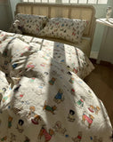 Gaeaspace  -  Fashion cute cartoon dog bedding set kid teen 1.2 1.5 1.8,twin full queen cotton home textile bed sheet pillow case quilt cover