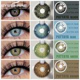 Gaeaspace  -  Color Contact Lenses 1 Pair Colored Contact Lenses for Eyes Colorful Eyes Lenses Yearly Beauty Makeup Eye Contacts Lens